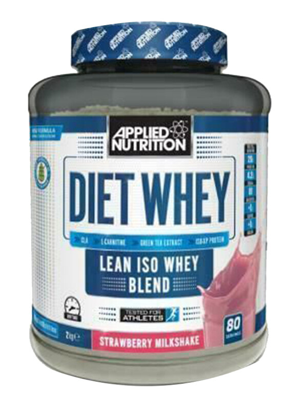 Applied Nutrition Diet Isolate Whey Protein Powder with Green Tea Extract, 2Kg, Strawberry Milkshake
Applied Nutrition Diet Isolate Whey Protein Powder with Green Tea Extract, 2Kg, Strawberry Milkshake