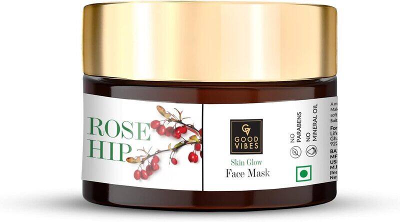 Good Vibes Rosehip Controls Excess Sebum Skin Moisturizing Whitening Face Mask, 50gm
Good Vibes Rosehip Controls Excess Sebum Skin Moisturizing Whitening Face Mask, 50gm