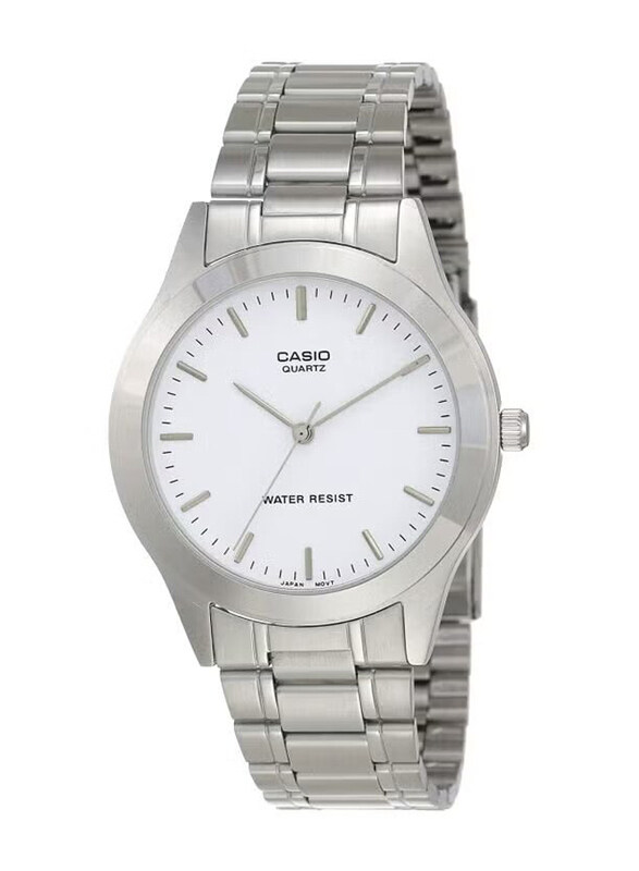 Casio Enticer Analog Wrist Watch for Men with Stainless Steel Band, Water Resistant, MTP-1128A-7ARDF, Silver-White
Casio Enticer Analog Wrist Watch for Men with Stainless Steel Band, Water Resistant, MTP-1128A-7ARDF, Silver-White