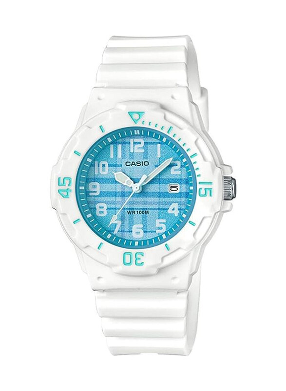 Casio Analog Watch for Women with Resin Band, Water Resistant, LRW-200H-2CVDF, White-Blue
Casio Analog Watch for Women with Resin Band, Water Resistant, LRW-200H-2CVDF, White-Blue