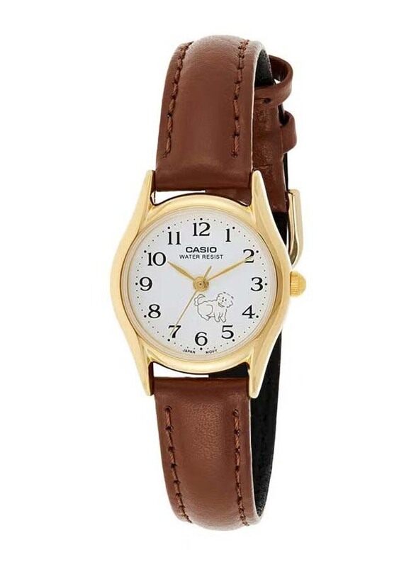 Casio Analog Quartz Watch for Women with Leather Band, Water Resistant, LTP-1094Q-7B7RDF, Brown-White
Casio Analog Quartz Watch for Women with Leather Band, Water Resistant, LTP-1094Q-7B7RDF, Brown-White