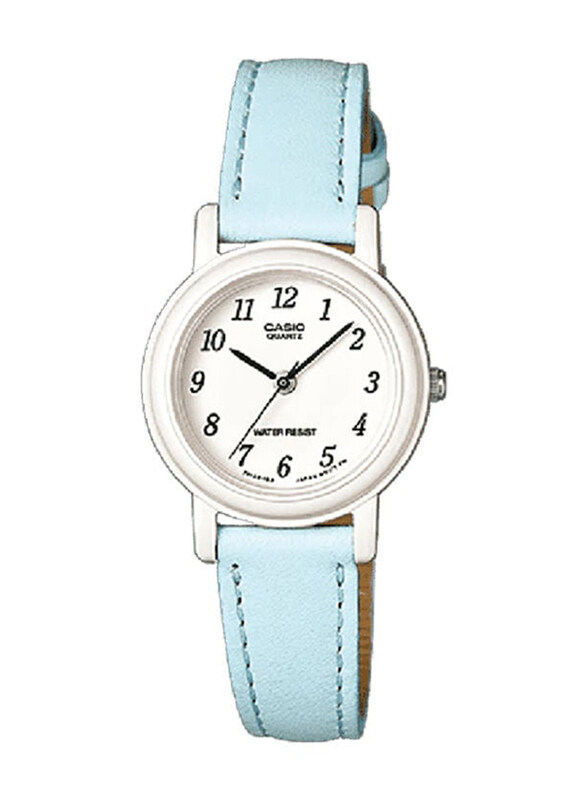 Casio Analog Watch for Women with Leather Band, Water Resistant, LQ-139L-2BDF, Blue-White
Casio Analog Watch for Women with Leather Band, Water Resistant, LQ-139L-2BDF, Blue-White