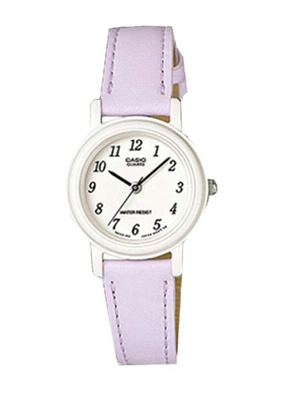Casio Analog Watch for Women with Leather Band, Water Resistant, LQ-139L-6BDF, Purple-White
Casio Analog Watch for Women with Leather Band, Water Resistant, LQ-139L-6BDF, Purple-White
