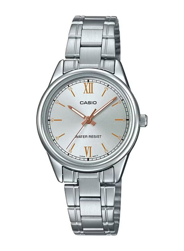 Casio Dress Analog Quartz Watch for Women with Stainless Steel Band, Water Resistant, LTP-V005D-7B2UDF, Silver
Casio Dress Analog Quartz Watch for Women with Stainless Steel Band, Water Resistant, LTP-V005D-7B2UDF, Silver