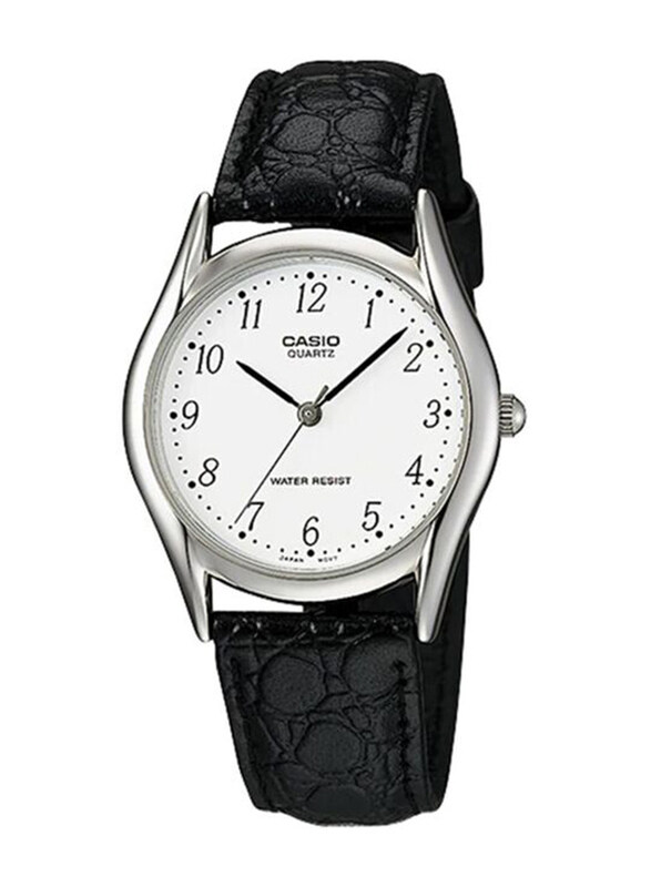 Casio Analog Watch for Men with Leather Band, Water Resistant, MTP-1094E-7BDF, Black-White
Casio Analog Watch for Men with Leather Band, Water Resistant, MTP-1094E-7BDF, Black-White