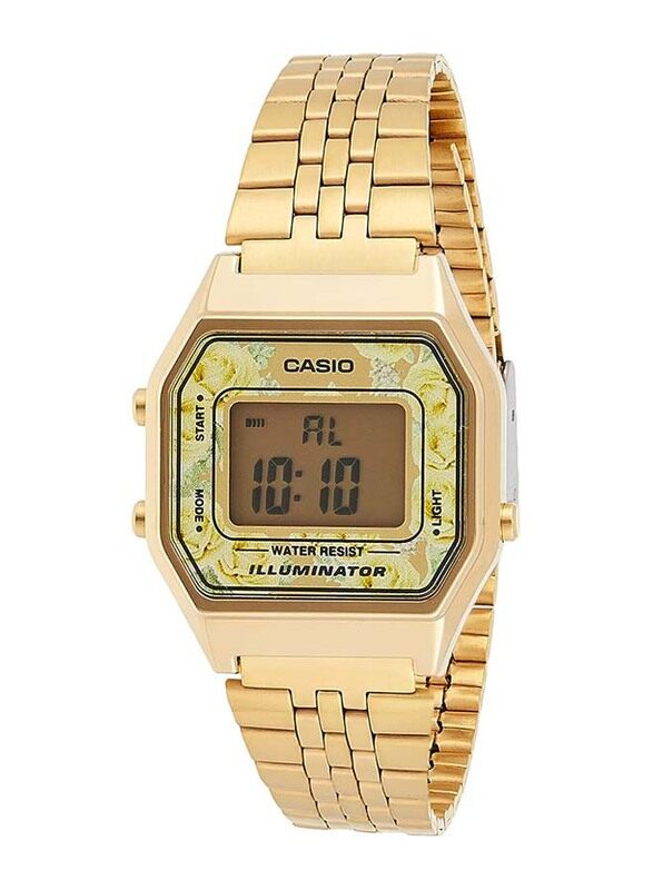 Casio Vintage Collection Digital Watch Unisex with Stainless Steel Band, Water Resistant, LA680WGA-9CDF, Gold
Casio Vintage Collection Digital Watch Unisex with Stainless Steel Band, Water Resistant, LA680WGA-9CDF, Gold