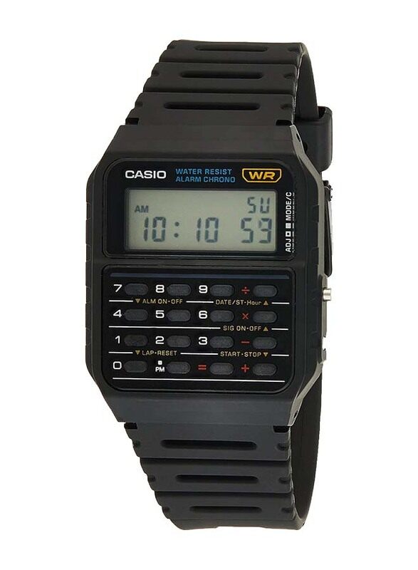 Casio Vintage Collection Digital Watch for Men with Resin Band, Water Resistant, CA-53W-1ZD 3208, Black-Grey
Casio Vintage Collection Digital Watch for Men with Resin Band, Water Resistant, CA-53W-1ZD 3208, Black-Grey
