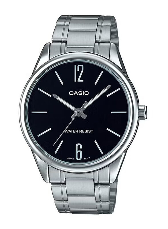 Casio Enticer Analog Quartz Watch for Men with Stainless Steel Band, Water Resistant, MTP-V005D-1BUDF, Silver-Black
Casio Enticer Analog Quartz Watch for Men with Stainless Steel Band, Water Resistant, MTP-V005D-1BUDF, Silver-Black