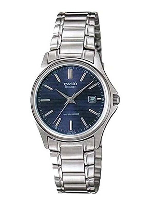 Casio Analog Quartz Watch for Women with Stainless Steel Band, Water Resistant, LTP-1183A-2ADF, Silver-Blue
Casio Analog Quartz Watch for Women with Stainless Steel Band, Water Resistant, LTP-1183A-2ADF, Silver-Blue