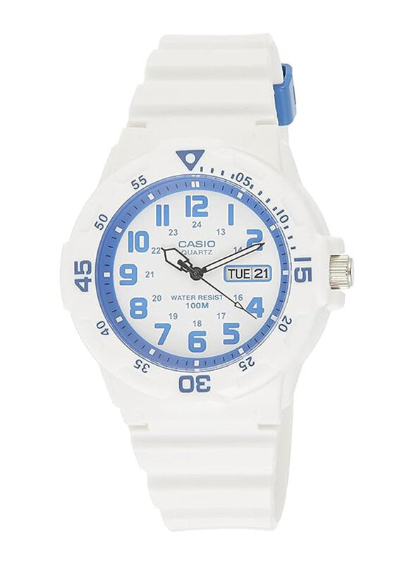 Casio Marine Sport Analog Watch for Men with Resin Band, Water Resistant, MRW-200HC-7B2VDF, White
Casio Marine Sport Analog Watch for Men with Resin Band, Water Resistant, MRW-200HC-7B2VDF, White