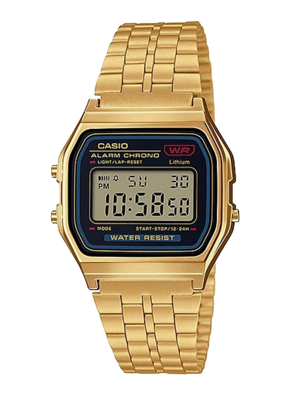 Casio Vintage Collection Digital Watch for Men with Stainless Steel Band, Water Resistant, A159WGEA-1DF, Gold
Casio Vintage Collection Digital Watch for Men with Stainless Steel Band, Water Resistant, A159WGEA-1DF, Gold