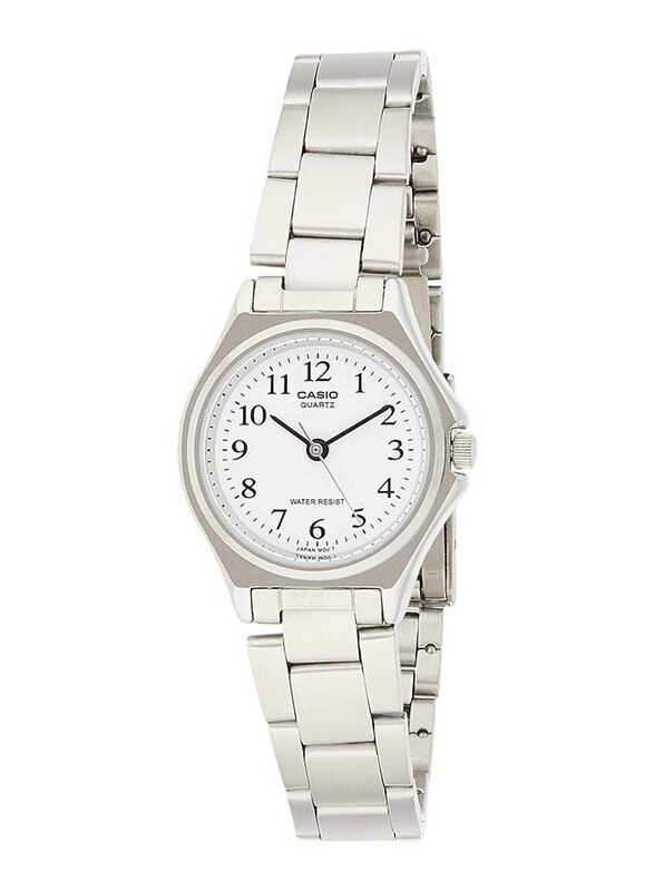 Casio Analog Quartz Watch for Women with Stainless Steel Band, Water Resistant, LTP-1130A-7BRDF, Silver-White
Casio Analog Quartz Watch for Women with Stainless Steel Band, Water Resistant, LTP-1130A-7BRDF, Silver-White