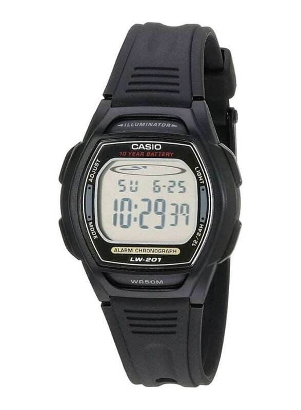 Casio Digital Watch for Men with Resin Band, Water Resistant, LW-201-1AVDF, Black-Grey
Casio Digital Watch for Men with Resin Band, Water Resistant, LW-201-1AVDF, Black-Grey