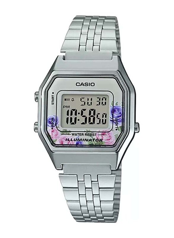 Casio Vintage Collection Digital Watch Unisex with Stainless Steel Band, Water Resistant, LA680WA-4CDF, Silver-Grey
Casio Vintage Collection Digital Watch Unisex with Stainless Steel Band, Water Resistant, LA680WA-4CDF, Silver-Grey