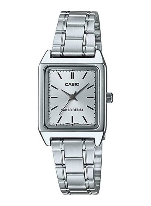 Casio Standard Analog Watch for Women with Stainless Steel Band and Water Resistant, LTP-V007D-7EUDF, Silver
Casio Standard Analog Watch for Women with Stainless Steel Band and Water Resistant, LTP-V007D-7EUDF, Silver