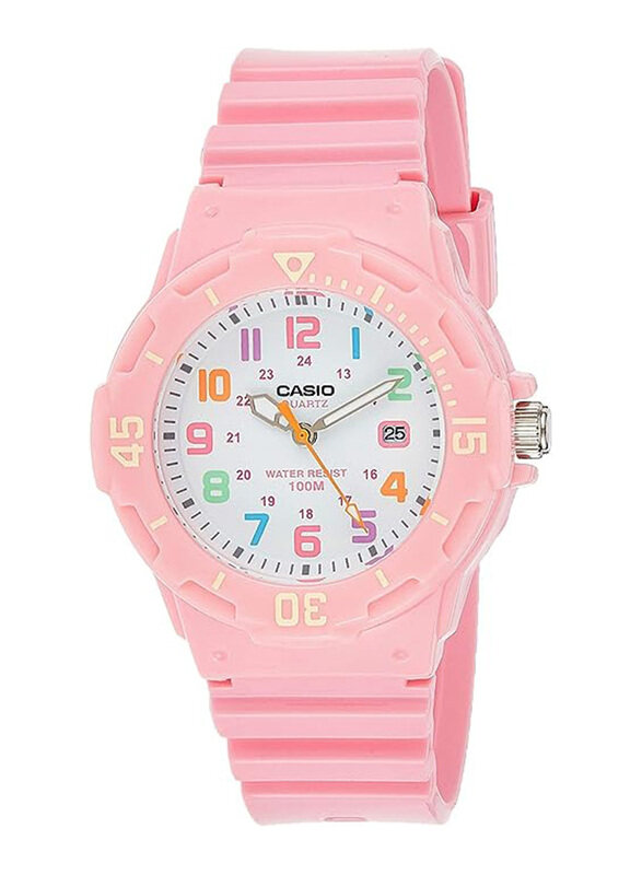 Casio Analog Watch for Women with Resin Band, Water Resistant, LRW-200H-4B2VDF, Pink-White
Casio Analog Watch for Women with Resin Band, Water Resistant, LRW-200H-4B2VDF, Pink-White