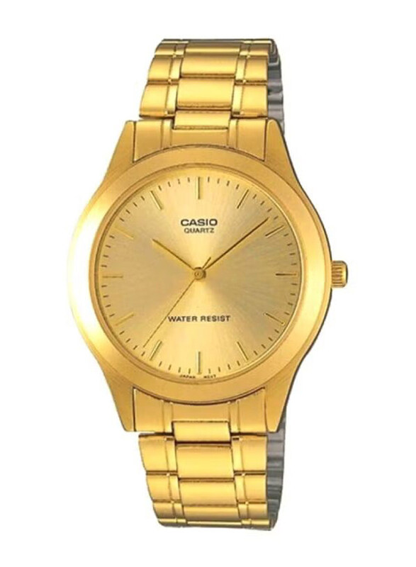 Casio Enticer Analog Wrist Watch for Men with Stainless Steel Band, Water Resistant, MTP-1128N-9ARDF, Gold
Casio Enticer Analog Wrist Watch for Men with Stainless Steel Band, Water Resistant, MTP-1128N-9ARDF, Gold