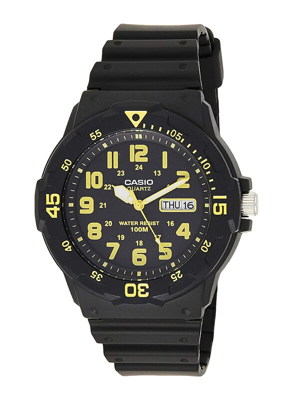 Casio Youth Series Analog Watch for Men with Resin Band, Water Resistant, MRW-200H-9BVDF, Black
Casio Youth Series Analog Watch for Men with Resin Band, Water Resistant, MRW-200H-9BVDF, Black