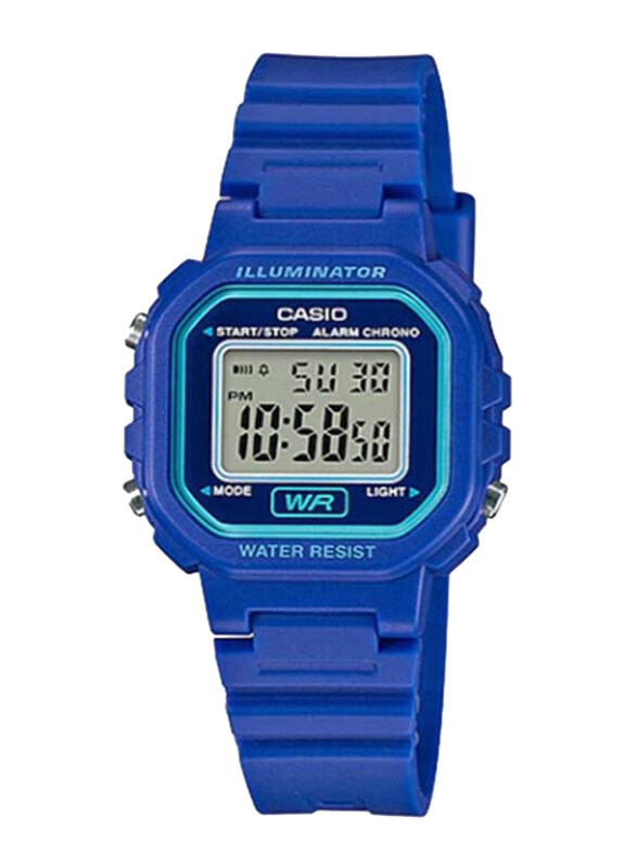 Casio Digital Watch for Women with Resin Band, Water Resistant, LA-20WH-2ADF, Blue-Grey
Casio Digital Watch for Women with Resin Band, Water Resistant, LA-20WH-2ADF, Blue-Grey