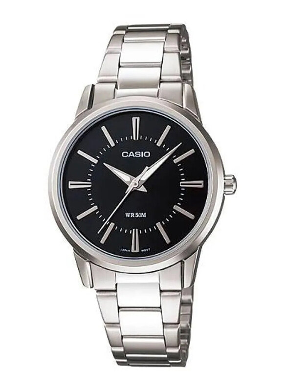 Casio Enticer Analog Watch for Women with Stainless Steel Band, Water Resistant, LTP-1303D-1AVDF, Silver-Black
Casio Enticer Analog Watch for Women with Stainless Steel Band, Water Resistant, LTP-1303D-1AVDF, Silver-Black