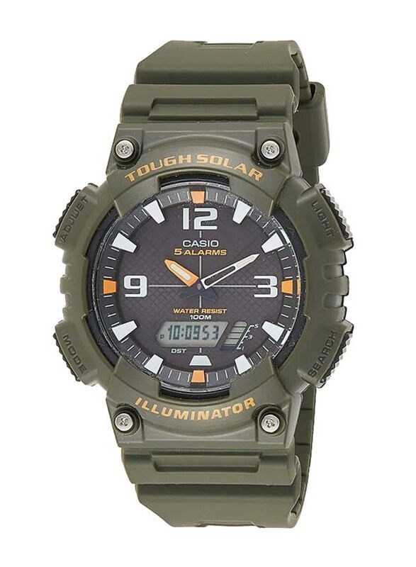 Casio Vintage Collection Analog/Digital Watch for Men with Resin Band, Water Resistant, AQ-S810W-3AVDF, Green-Black
Casio Vintage Collection Analog/Digital Watch for Men with Resin Band, Water Resistant, AQ-S810W-3AVDF, Green-Black