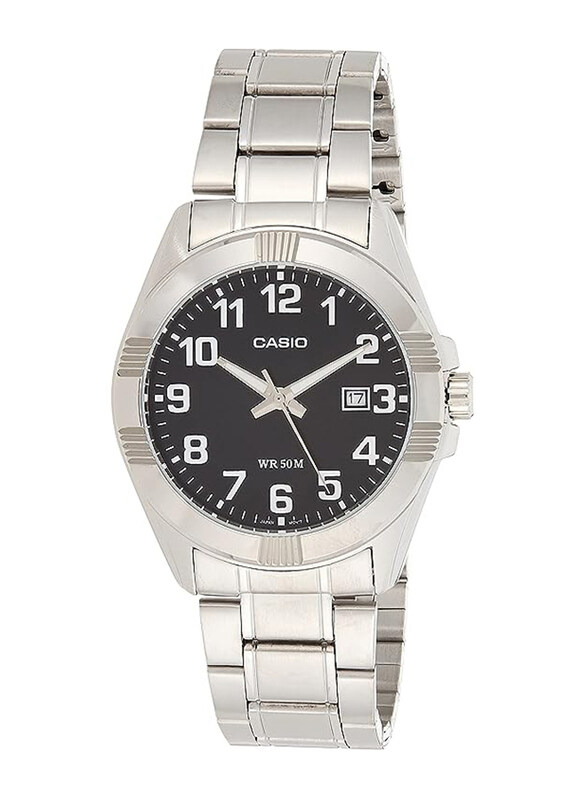 Casio Analog Watch for Men with Stainless Steel Band, Water Resistant, MTP-1308D-1BVDF, Silver-Black
Casio Analog Watch for Men with Stainless Steel Band, Water Resistant, MTP-1308D-1BVDF, Silver-Black
