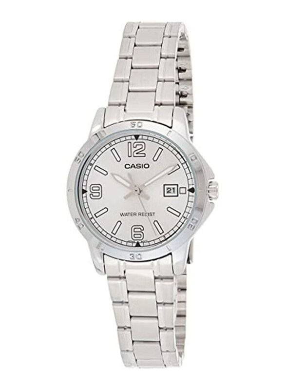 Casio Analog Quartz Watch for Women with Stainless Steel Band, Water Resistant, LTP-V004D-7B2UDF, Silver
Casio Analog Quartz Watch for Women with Stainless Steel Band, Water Resistant, LTP-V004D-7B2UDF, Silver