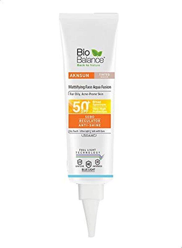 Bio Balance Biobalance Aknsun Mattifying Face Aqua Fusion, Tinted Medium, 50 SPF, 40ml
Bio Balance Biobalance Aknsun Mattifying Face Aqua Fusion, Tinted Medium, 50 SPF, 40ml