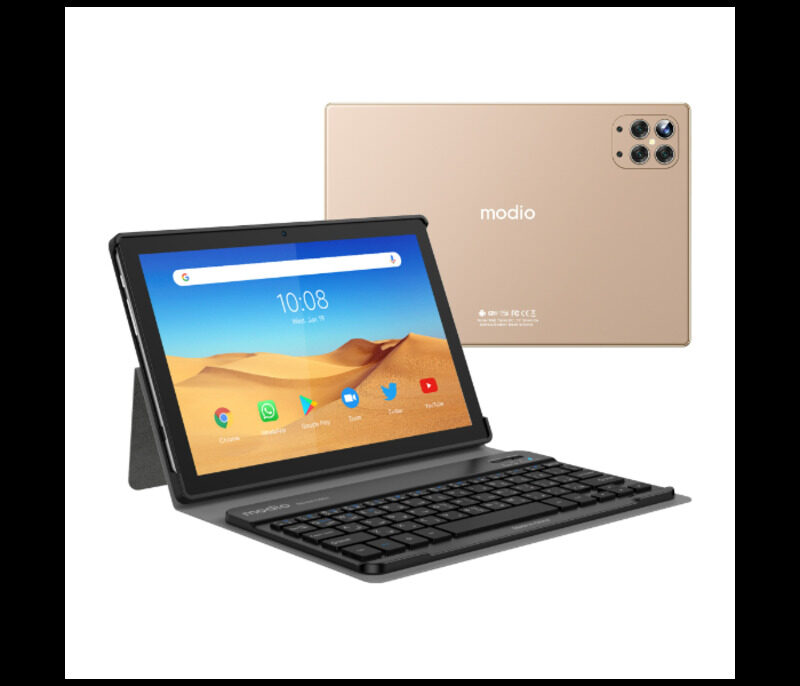 Modio M28 5G Android Tablet PC 10.1 Inch 8GB RAM 512GB ROM Dual Sim 6000mAh Wireless Keyboard and Mouse
Modio M28 5G Android Tablet PC 10.1 Inch 8GB RAM 512GB ROM Dual Sim 6000mAh Wireless Keyboard and Mouse