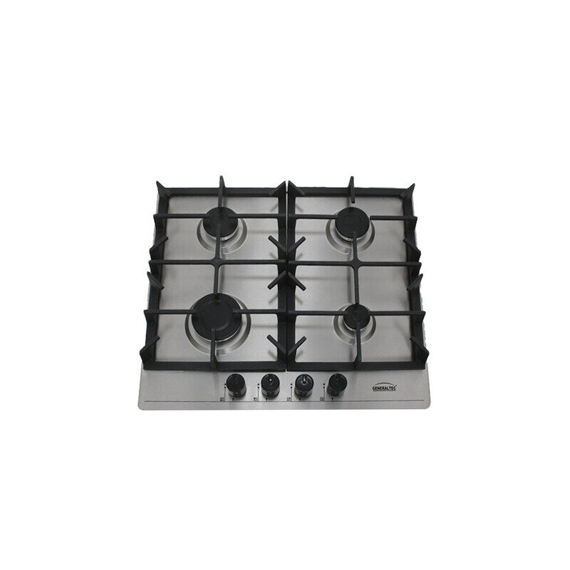 Generaltec 4 Burner Gas Hob 60 cm, Stainless Steel Body, Built-In Gas Cooktop with Auto Ignition, Knob Control, Sabaf Burners, Cast Iron Pan Supports,
Generaltec 4 Burner Gas Hob 60 cm, Stainless Steel Body, Built-In Gas Cooktop with Auto Ignition, Knob Control, Sabaf Burners, Cast Iron Pan Supports,