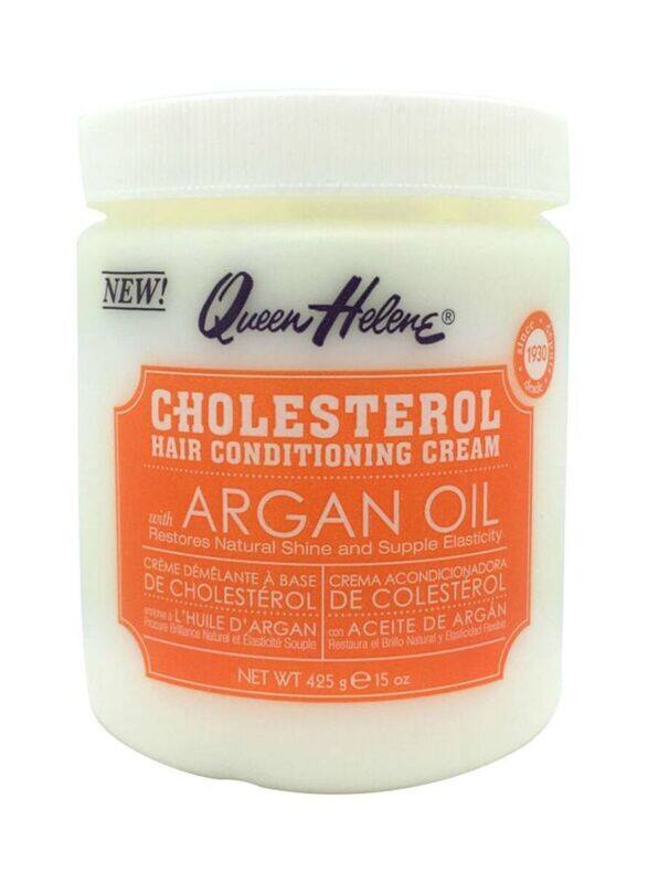 Queen Helene Cholesterol Argan Oil Hair Conditioning Creme for All Hair Type, 15oz
Queen Helene Cholesterol Argan Oil Hair Conditioning Creme for All Hair Type, 15oz