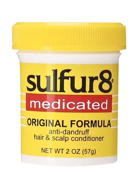 Sulfur8 Medicated Anti-Dandruff Hair And Scalp Conditioner for All Hair Types, 3 x 57g
Sulfur8 Medicated Anti-Dandruff Hair And Scalp Conditioner for All Hair Types, 3 x 57g