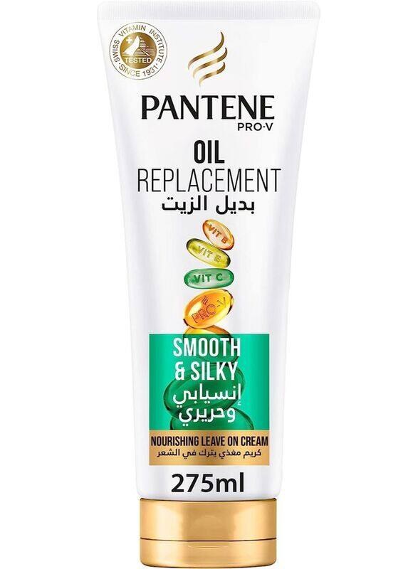 Pantene Pro V Oil Replacement Smooth & Silky Nourishing Leave in Conditioner Cream, 275ml
Pantene Pro V Oil Replacement Smooth & Silky Nourishing Leave in Conditioner Cream, 275ml