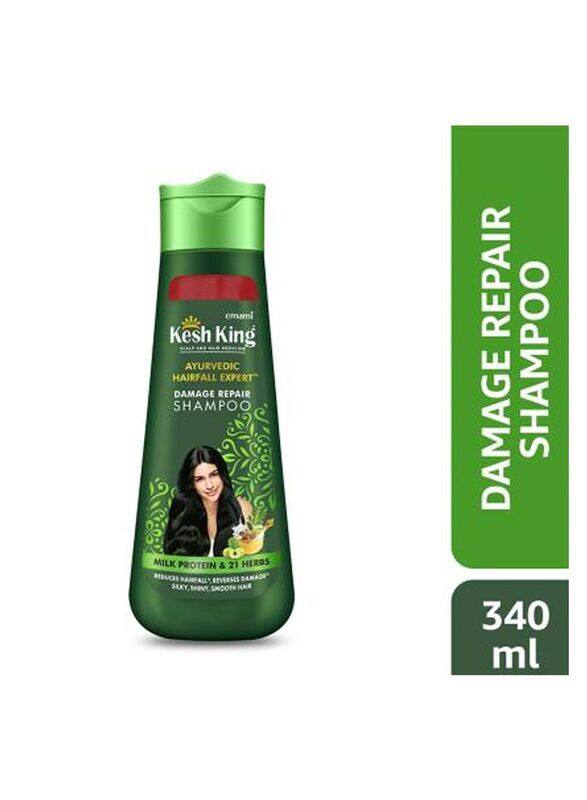 Kesh King Emami Scalp and Hair Medicine Ayurvedic Hair fall Expert Damage Repair Shampoo for Damage Hair, 340ml
Kesh King Emami Scalp and Hair Medicine Ayurvedic Hair fall Expert Damage Repair Shampoo for Damage Hair, 340ml