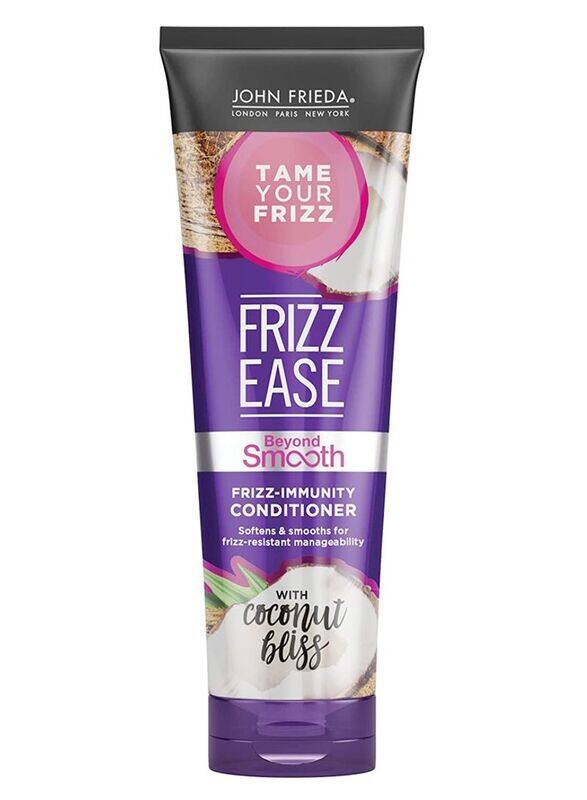 John Frieda Frizz Ease Beyond Smooth Frizz Immunity with Coconut Bliss Conditioner for All Hair Type, 250ml
John Frieda Frizz Ease Beyond Smooth Frizz Immunity with Coconut Bliss Conditioner for All Hair Type, 250ml