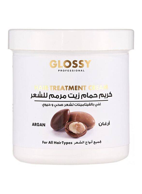 Glossy Professional Hair Treatment Cream with Argan for All Hair Types, 1000ml
Glossy Professional Hair Treatment Cream with Argan for All Hair Types, 1000ml