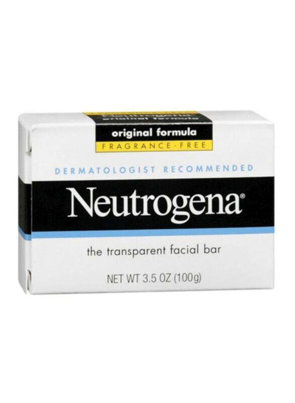 Neutrogena Dermatologist Recommended Original Face Soap Bar with Glycerine, 6 x 100gm
Neutrogena Dermatologist Recommended Original Face Soap Bar with Glycerine, 6 x 100gm