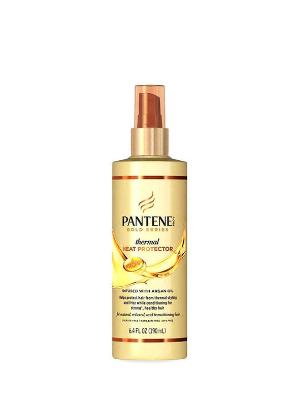 Pantene Gold Series Thermal Heat Protector Infused with Argan Oil for All Hair Type, 190ml
Pantene Gold Series Thermal Heat Protector Infused with Argan Oil for All Hair Type, 190ml