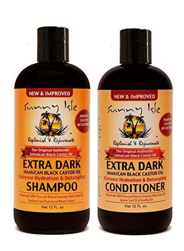 Sunny Isle Hydrating And Detangling Shampoo And Conditioner Set for All Hair Types, 2 x 12oz
Sunny Isle Hydrating And Detangling Shampoo And Conditioner Set for All Hair Types, 2 x 12oz