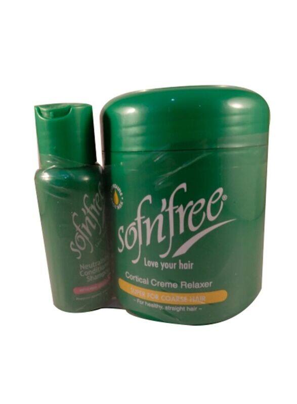 Sofn'free Cortical Creme Relaxer & Neutralising Shampoo Set for All Hair Type, 2 Piece
Sofn'free Cortical Creme Relaxer & Neutralising Shampoo Set for All Hair Type, 2 Piece