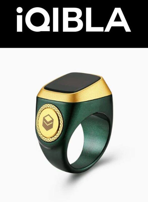 iQibla Tasbih Zikr Lite Muslim Prayer Oled Display Water Resistant Smart Ring, 20mm, Green
iQibla Tasbih Zikr Lite Muslim Prayer Oled Display Water Resistant Smart Ring, 20mm, Green