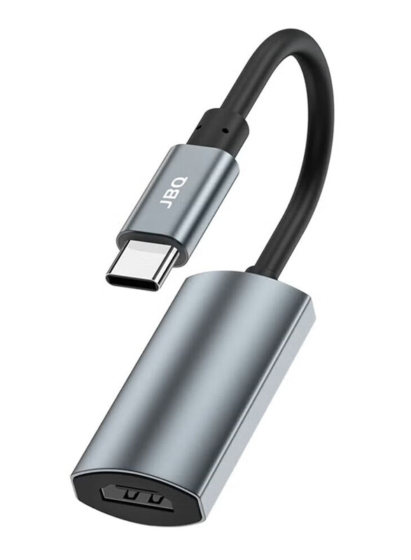 JBQ USB Type-C 4K HD Converter Compact Travel-Friendly Cable, HDMI to USB Type-C for Smartphones/Tablets, Grey
JBQ USB Type-C 4K HD Converter Compact Travel-Friendly Cable, HDMI to USB Type-C for Smartphones/Tablets, Grey