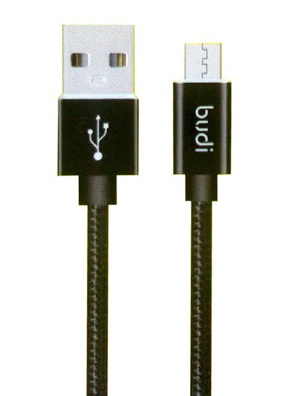 Budi 1-Meters Micro-B USB Data Cable, USB Type A to Micro-B USB for Smartphones/Tablets, Black
Budi 1-Meters Micro-B USB Data Cable, USB Type A to Micro-B USB for Smartphones/Tablets, Black