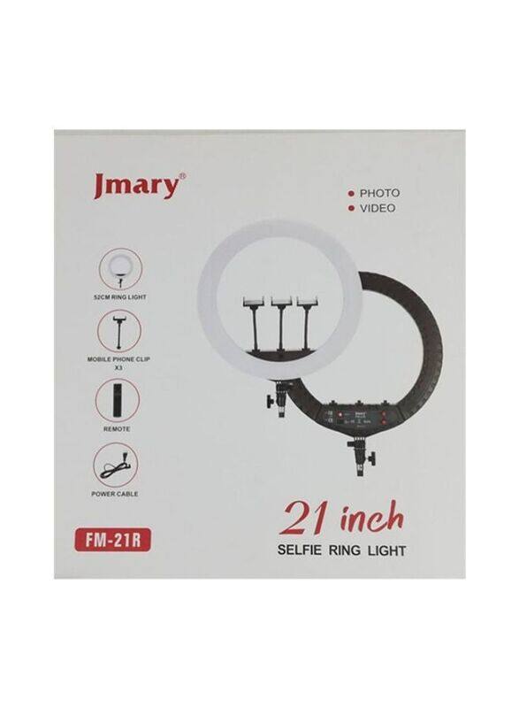 N/A Jmary FM-21R 21-inch Selfie Ring Light for Video Photography, Black/White
N/A Jmary FM-21R 21-inch Selfie Ring Light for Video Photography, Black/White