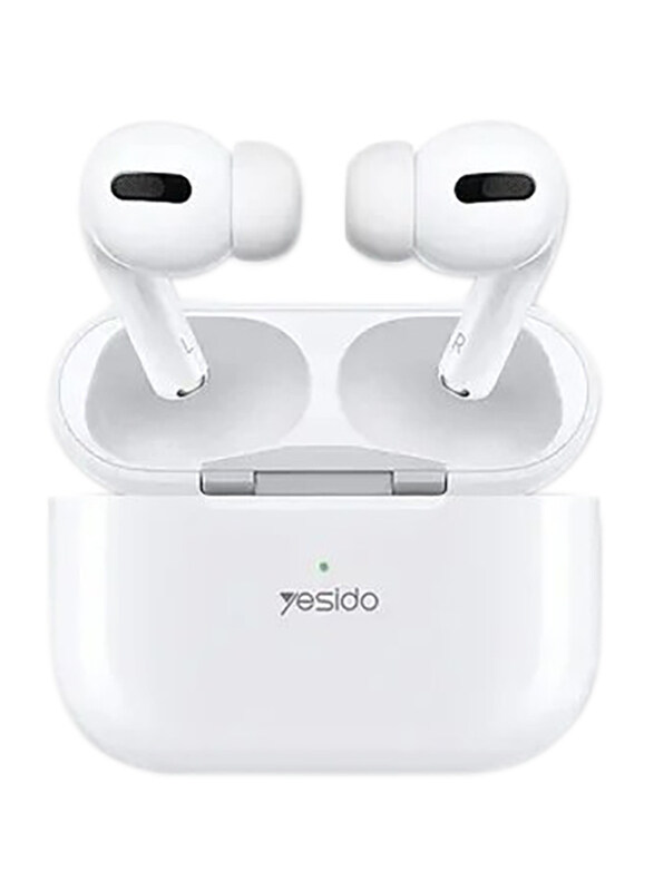 Yesido TWS-06 Wireless In-Ear Noise-Cancelling Headphones with Mic for iPhone 12 Pro, White
Yesido TWS-06 Wireless In-Ear Noise-Cancelling Headphones with Mic for iPhone 12 Pro, White