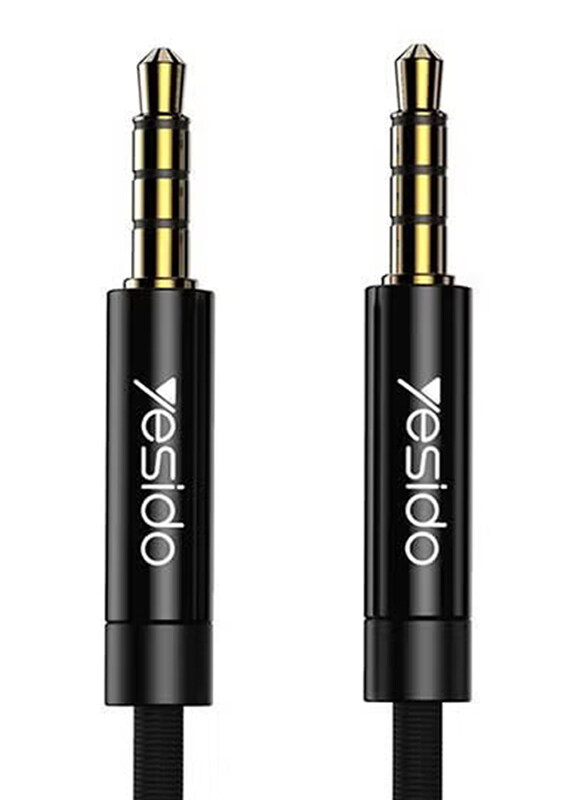 Yesido 2-Feet 3.5mm Jack AUX Nylon Braided Cable, 3.5mm Jack Male to 3.5mm Jack, Black
Yesido 2-Feet 3.5mm Jack AUX Nylon Braided Cable, 3.5mm Jack Male to 3.5mm Jack, Black