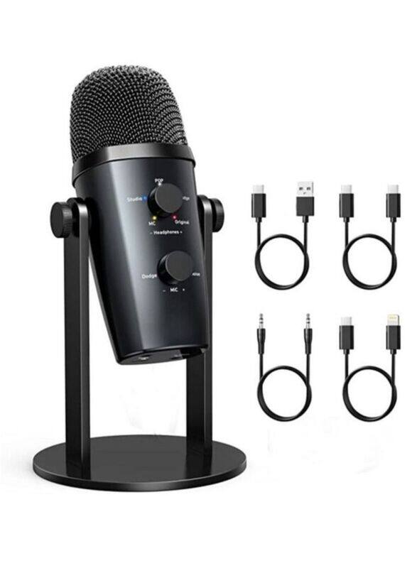 Multiple Jmary PW10 Professional Metal Voice Recording Gaming Microphones with USB Condenser Studio & Podcast Recording for PC, Black
Multiple Jmary PW10 Professional Metal Voice Recording Gaming Microphones with USB Condenser Studio & Podcast Recording for PC, Black
