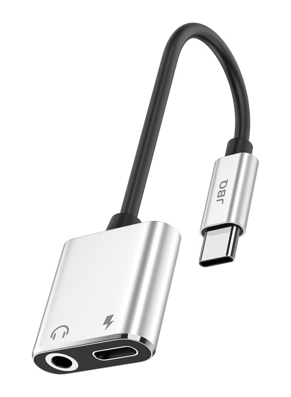 JBQ USB Type-C Audio Adapter, 3.5mm Jack to USB Type-C for Smartphones/Tablets, Grey
JBQ USB Type-C Audio Adapter, 3.5mm Jack to USB Type-C for Smartphones/Tablets, Grey