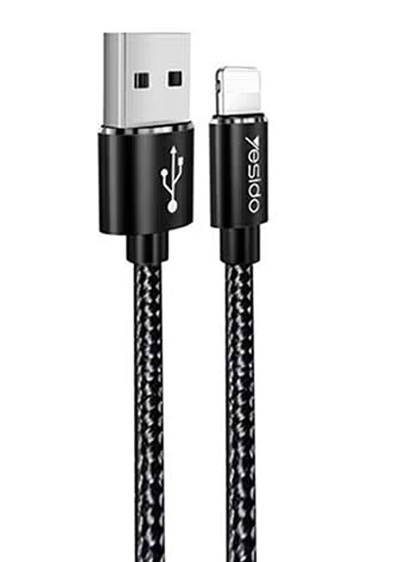 Yesido 1.2-Meter Lightning Cable, USB Type A to Lightning for Apple Devices, Black
Yesido 1.2-Meter Lightning Cable, USB Type A to Lightning for Apple Devices, Black
