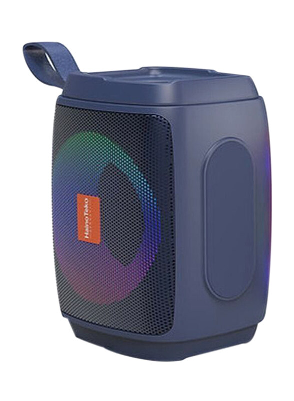 Haino Teko S23 Mini Portable Bluetooth Speaker with Multiple Lighting System and High Bass, Blue
Haino Teko S23 Mini Portable Bluetooth Speaker with Multiple Lighting System and High Bass, Blue